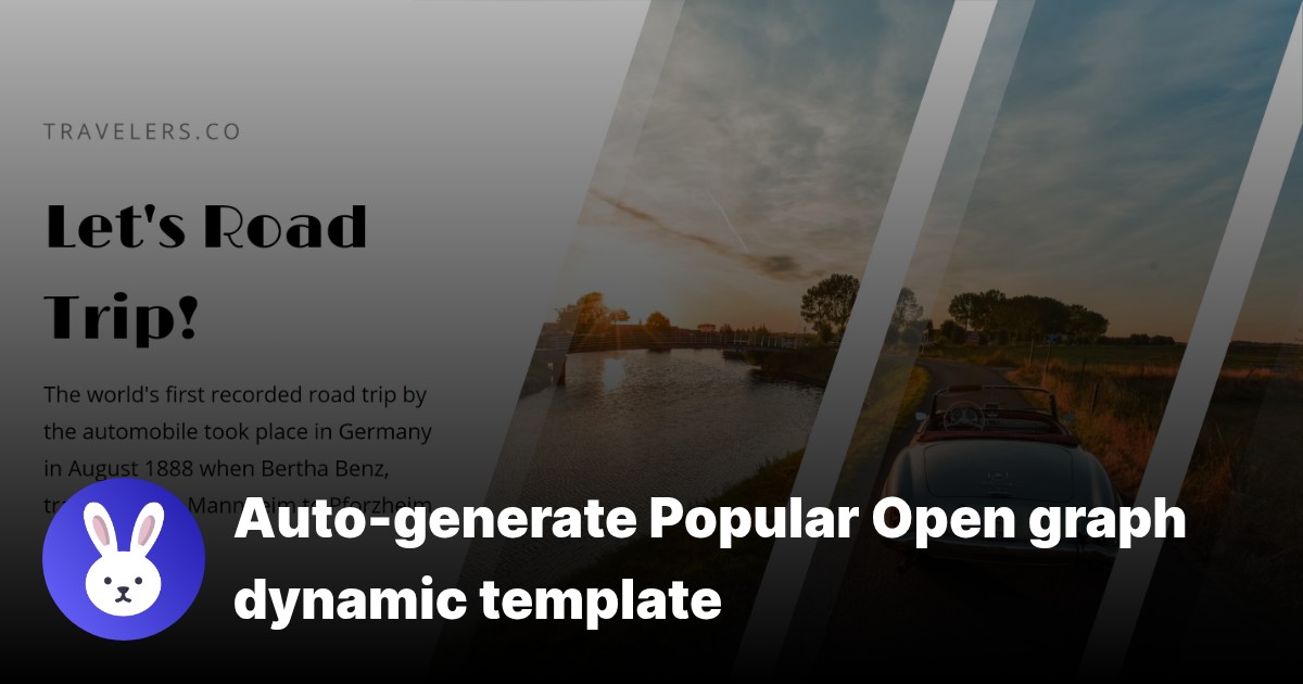 Open graph template