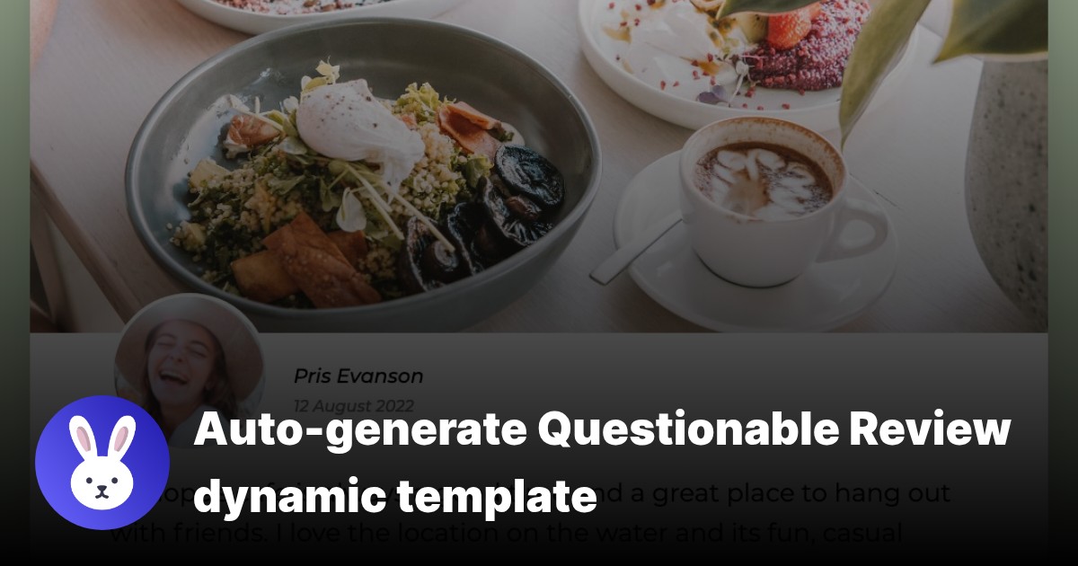 Review Empty Review template