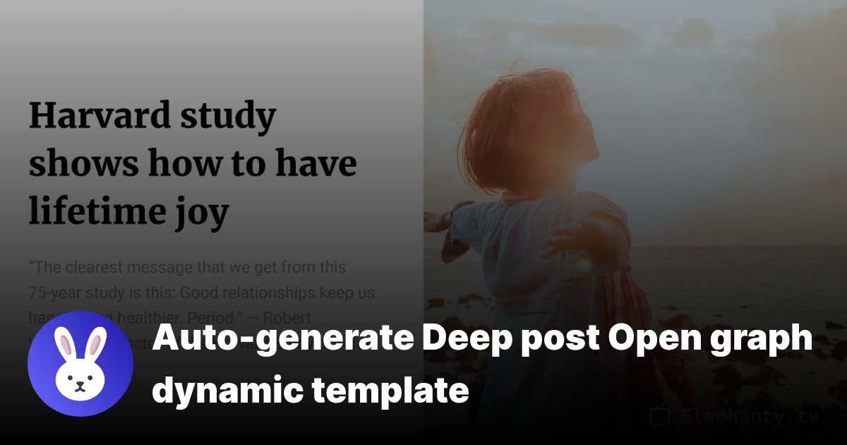 Blog Open Graph Cards Post Open graph template