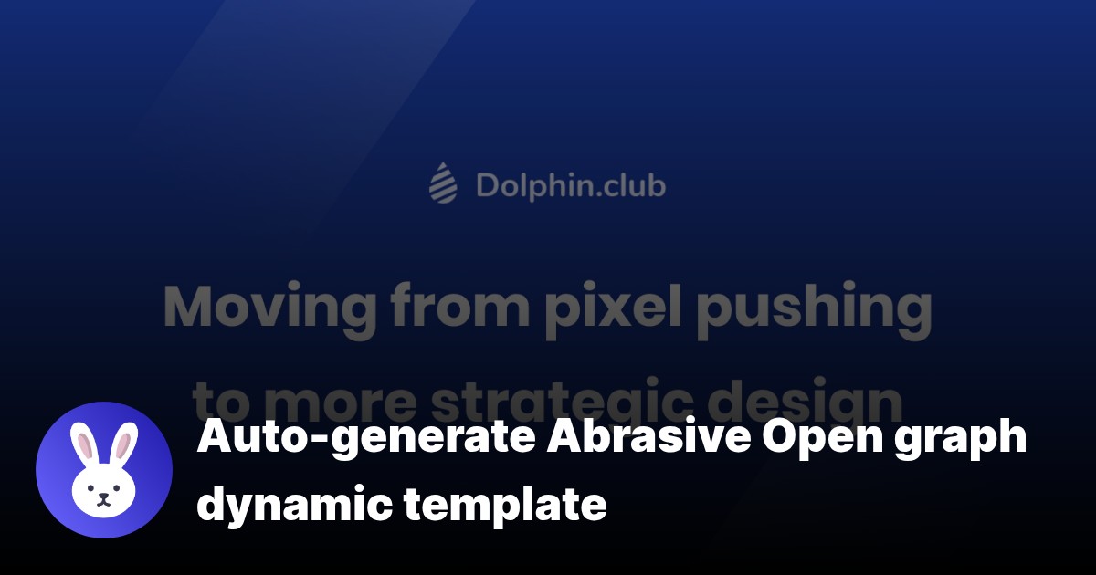 Open graph template