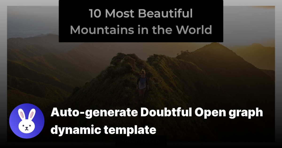 Open graph template