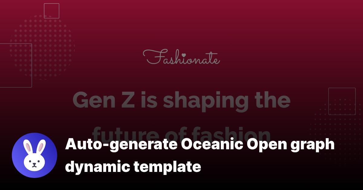 Open graph template