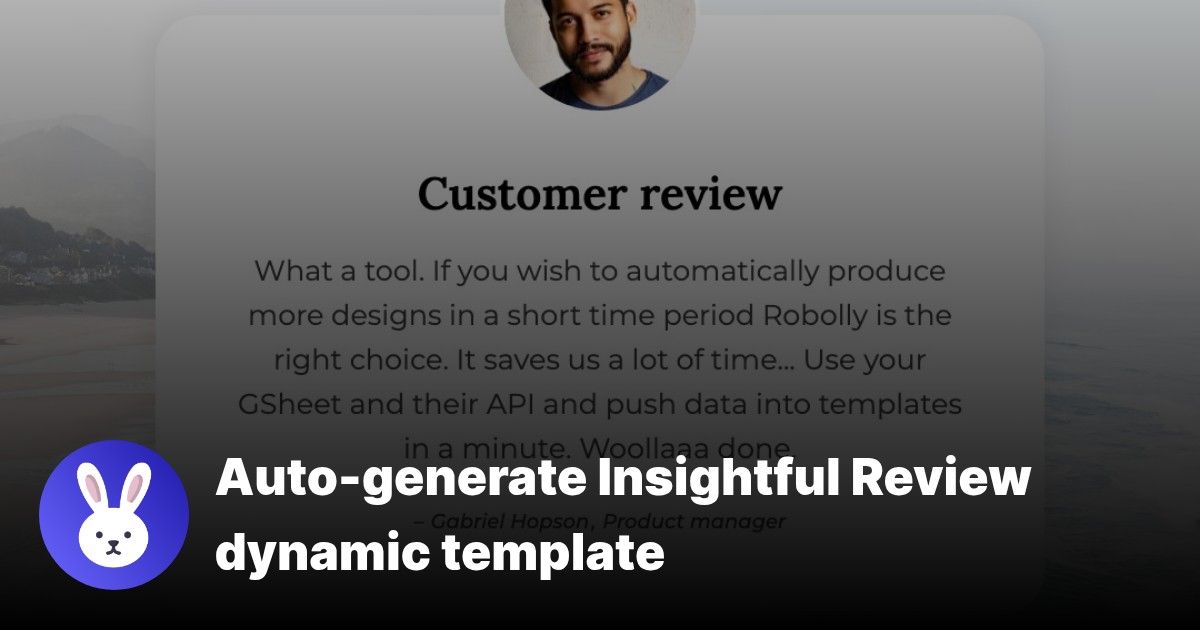 Review template