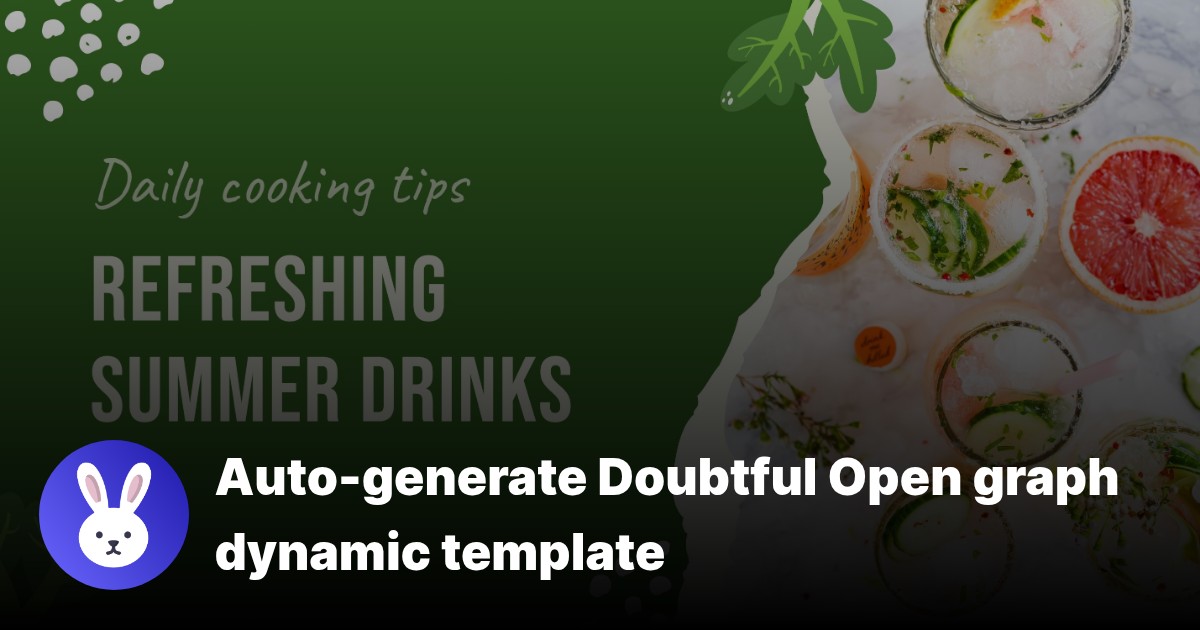 Open graph template