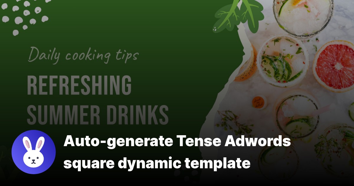 Adwords square template