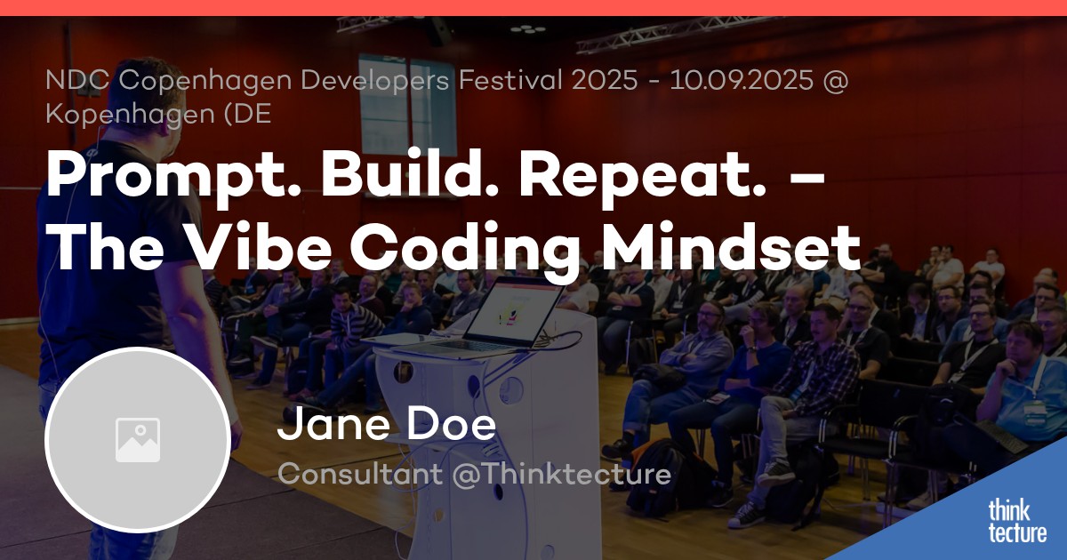 Code Build Repeat Prompt. Build. Repeat. – The Vibe Coding Mindset - Thinktecture AG